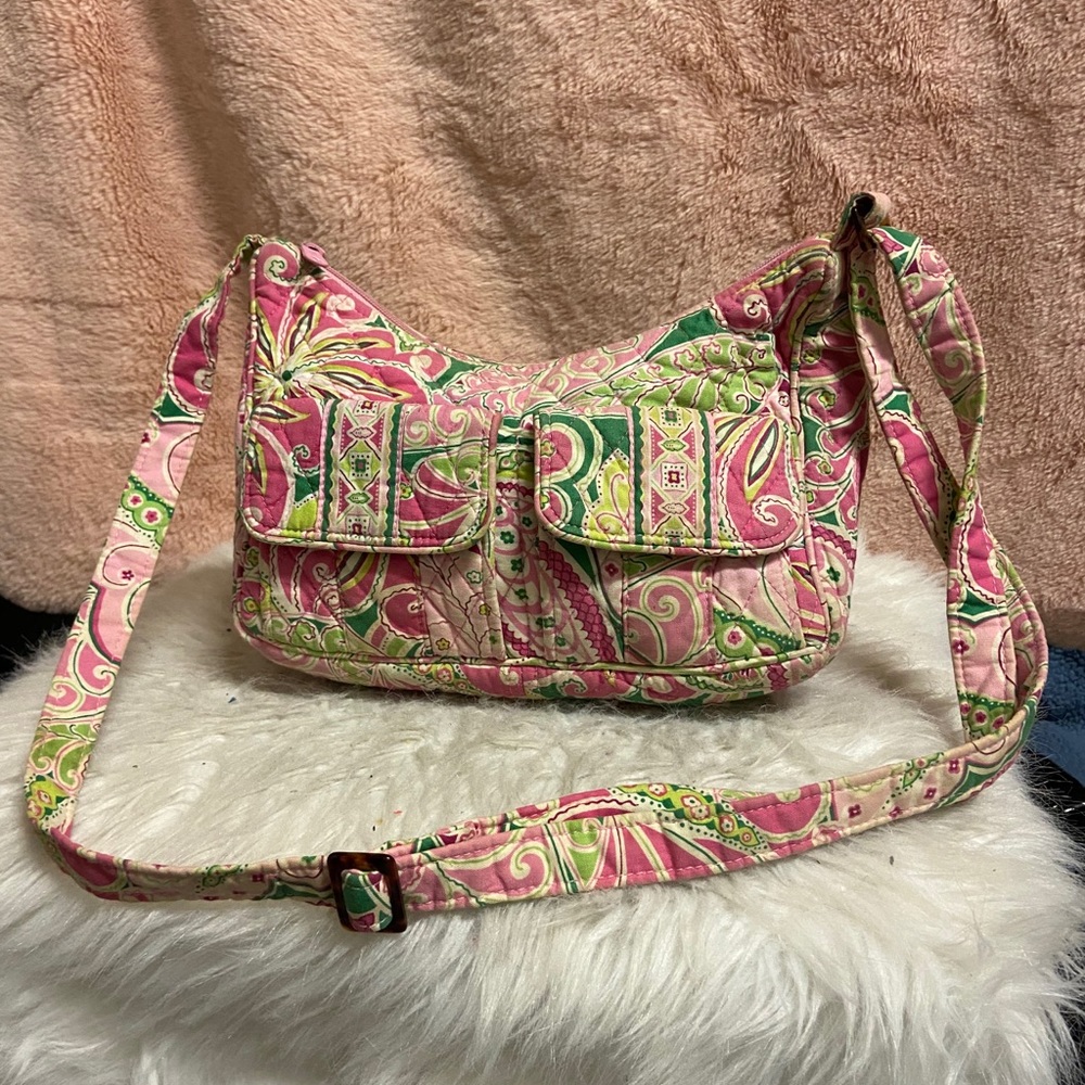 Pink Vera Bradley solder purse